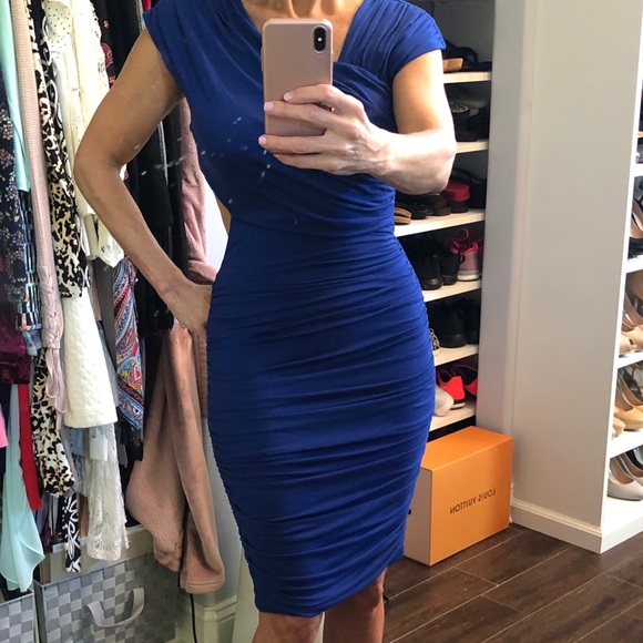 BeBe size small blue dress - Picture 4 of 4